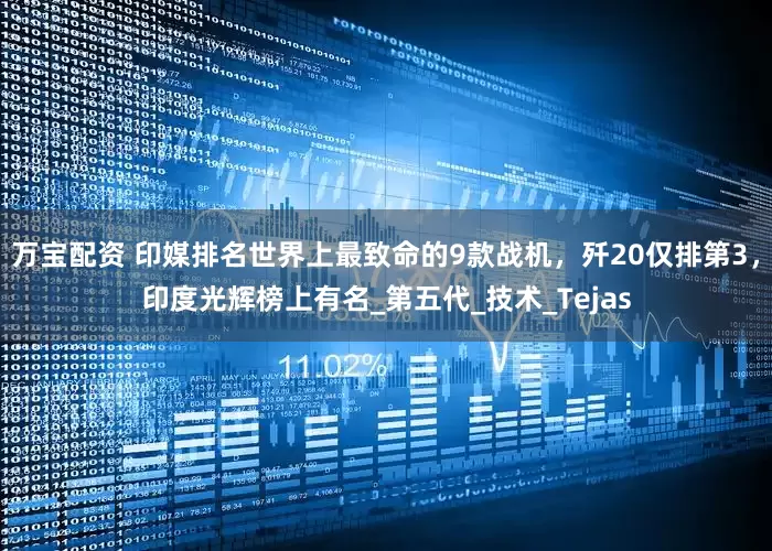 万宝配资 印媒排名世界上最致命的9款战机，歼20仅排第3，印度光辉榜上有名_第五代_技术_Tejas